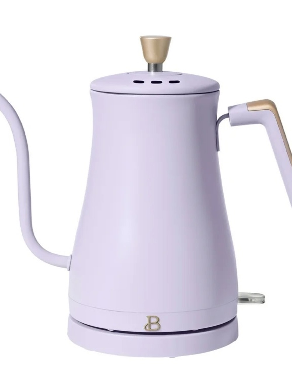 Beautiful 1-Liter Electric Gooseneck Kettle 1200 W Lavender Purple New